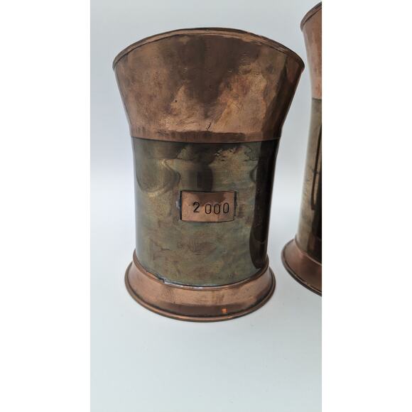 Ethan Allen Copper Pitchers Set of 2 - Made in Israel - Picture 8 of 8